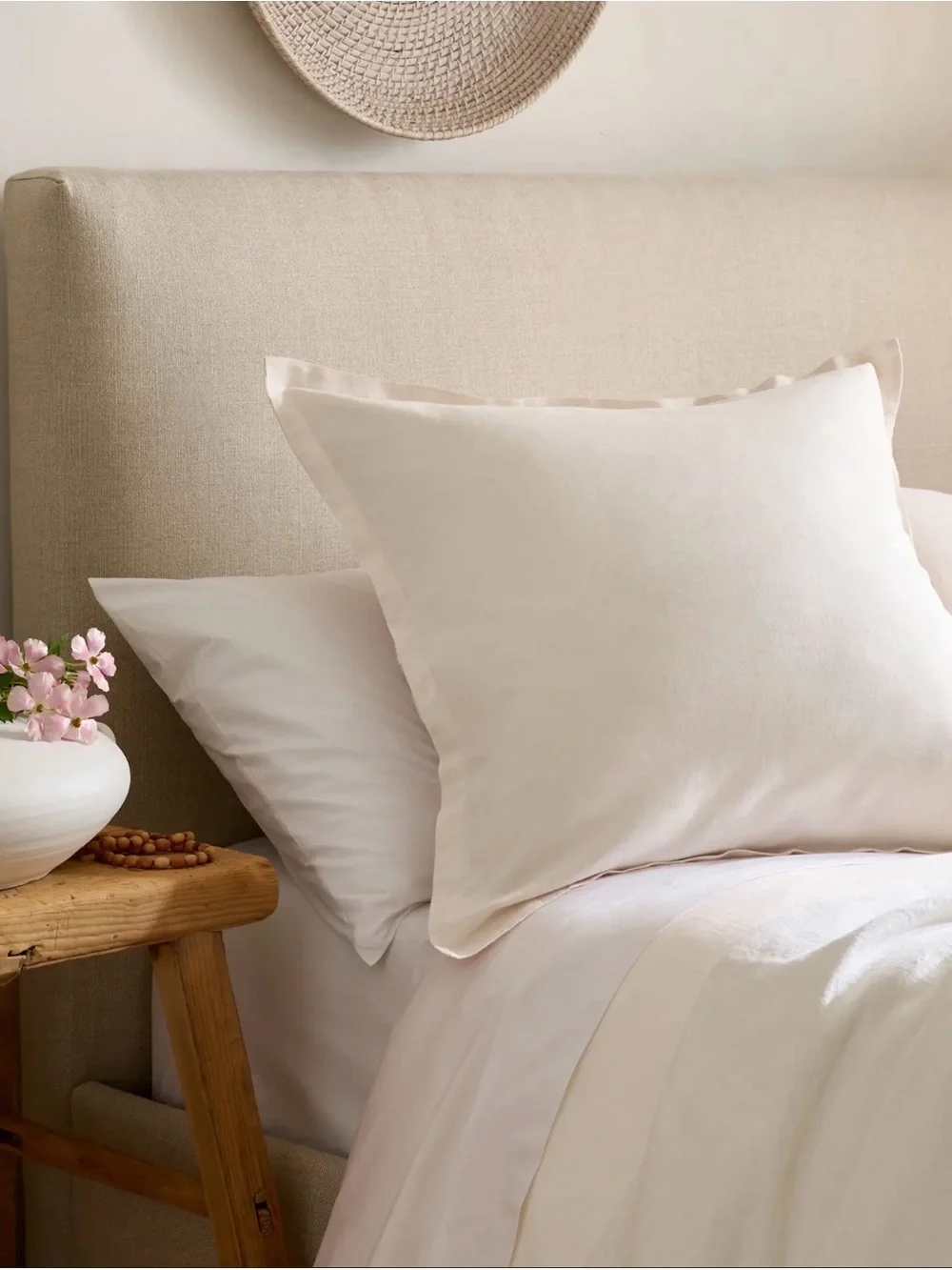 Quince European Linen Euro  Sham in IVORY 53